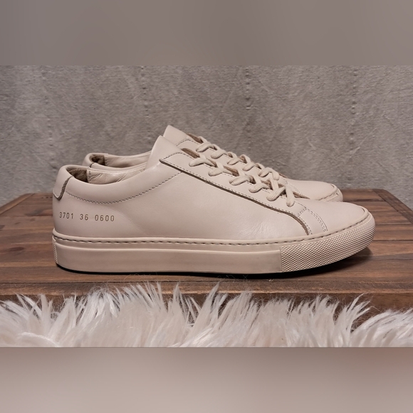 Common Projects Acchiles Low Top Sneakers Size 5.5 - Picture 3 of 13